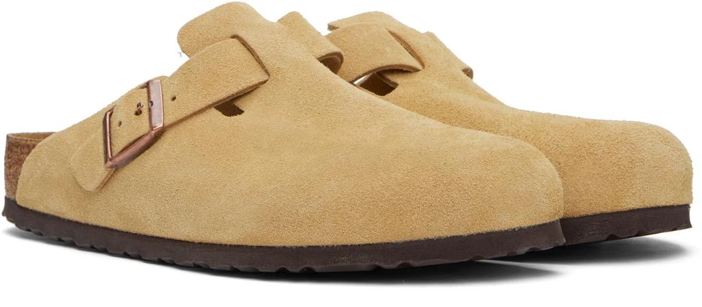 Birkenstock Beige Regular Boston Slip-on Loafers - Business  display picture 1