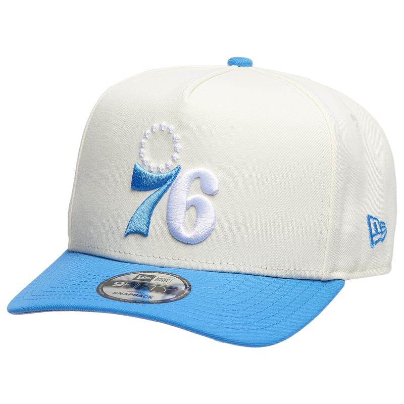 New Era New Era 76ers 950AF Curve Chrome Cap - Men's