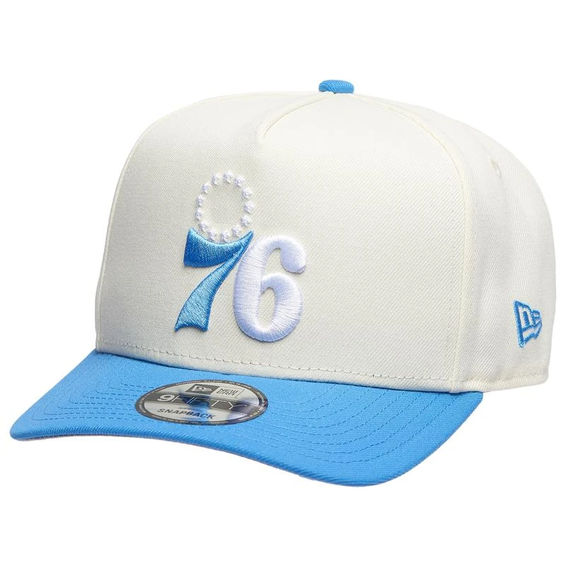 New Era New Era 76ers 950AF Curve Chrome Cap - Men's 1
