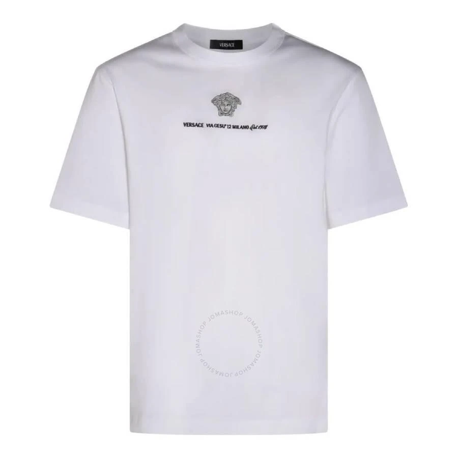 Versace Medusa Milano Print Cotton T-Shirt 1