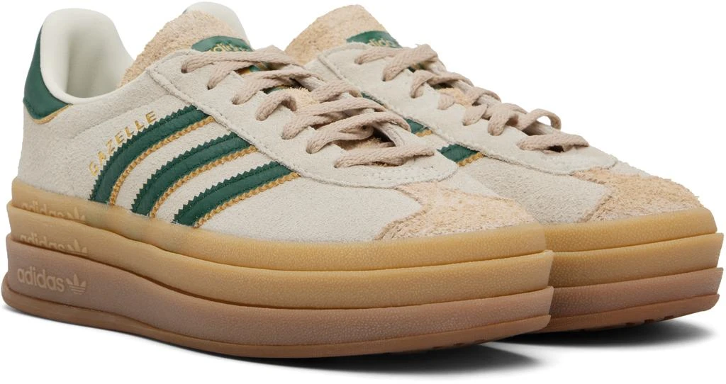 Adidas Beige Gazelle Bold Sneakers 4