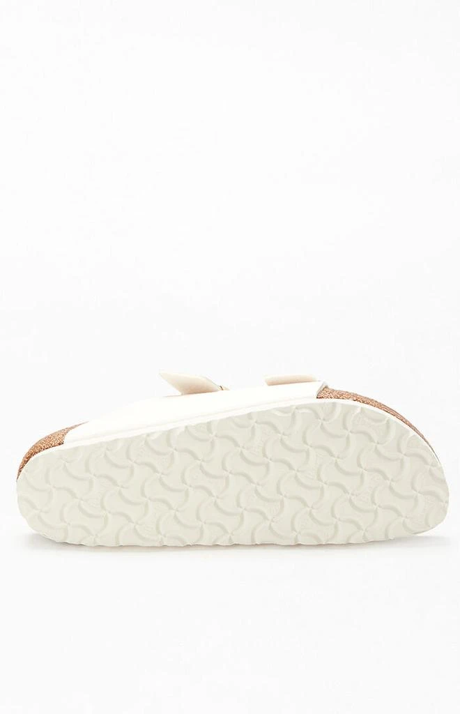 Birkenstock Women's Arizona Slide Sandal Eggshell 4