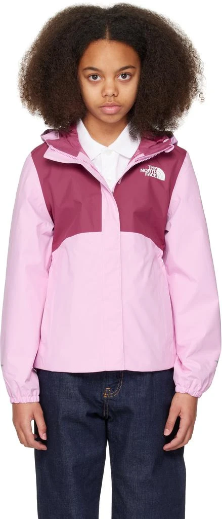 The North Face Big Kids Pink Antora Rain Jacket 1