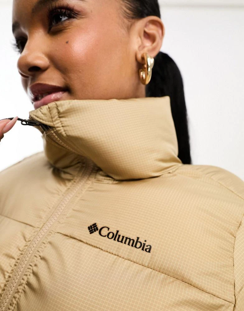 Columbia Columbia Puffect puffer jacket in beige Exclusive at ASOS 4