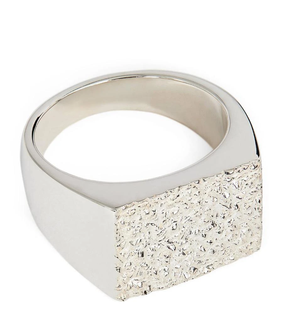 Bleue Burnham Sterling Silver Garden Signet Ring 1