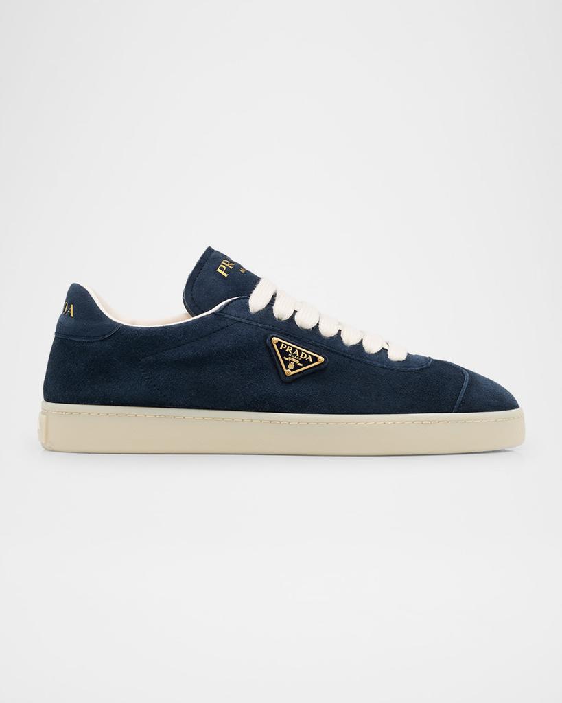 【無料郵送/関税込/正規品】 (W) Prada Downtown Bold Leather S Prada Downtown Bold Leather Sneakers | White | FARFETCH