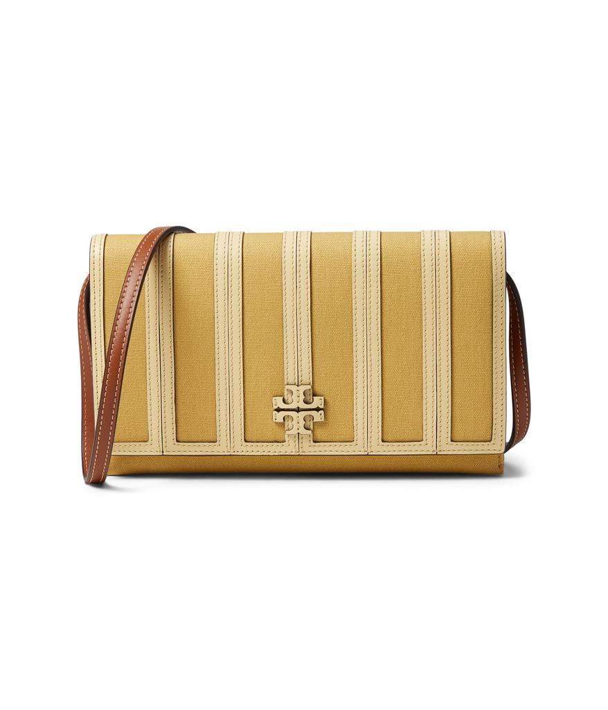 Tory Burch McGraw Canvas Panel Wallet Crossbody