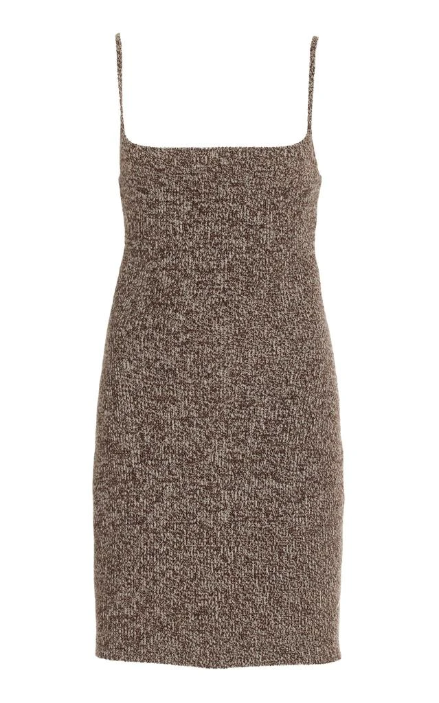 Aya Muse Aya Muse - Canis Knit Cashmere Mini Dress - Brown - XS - Moda Operandi 1