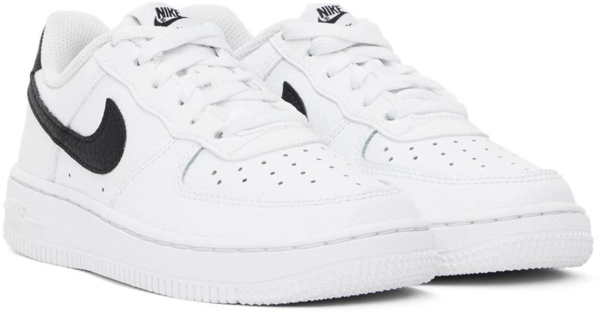 NIKE Kids White Force 1 Little Kids Sneakers 4