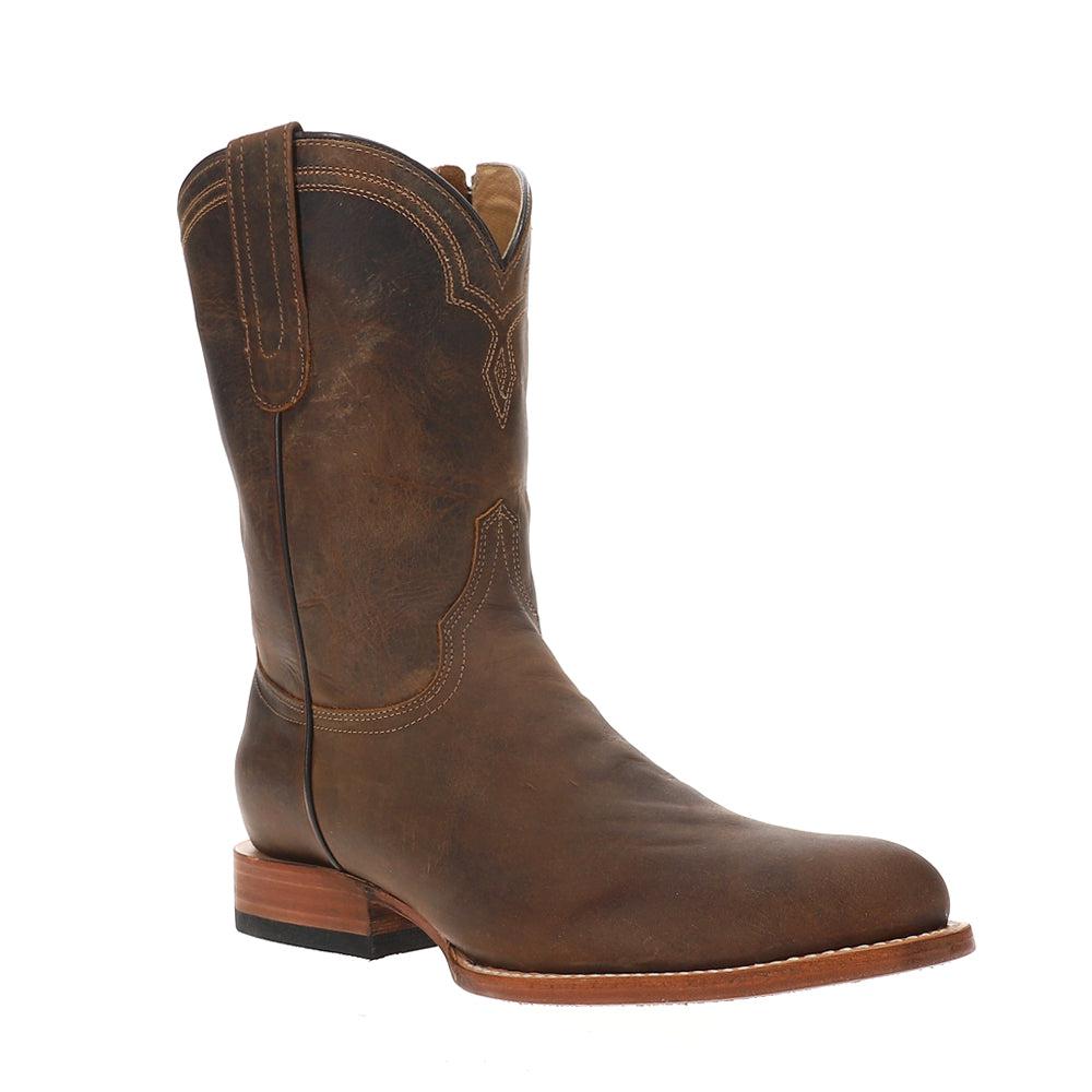 STETSON Rancher Zip Round Toe Cowboy Boots
