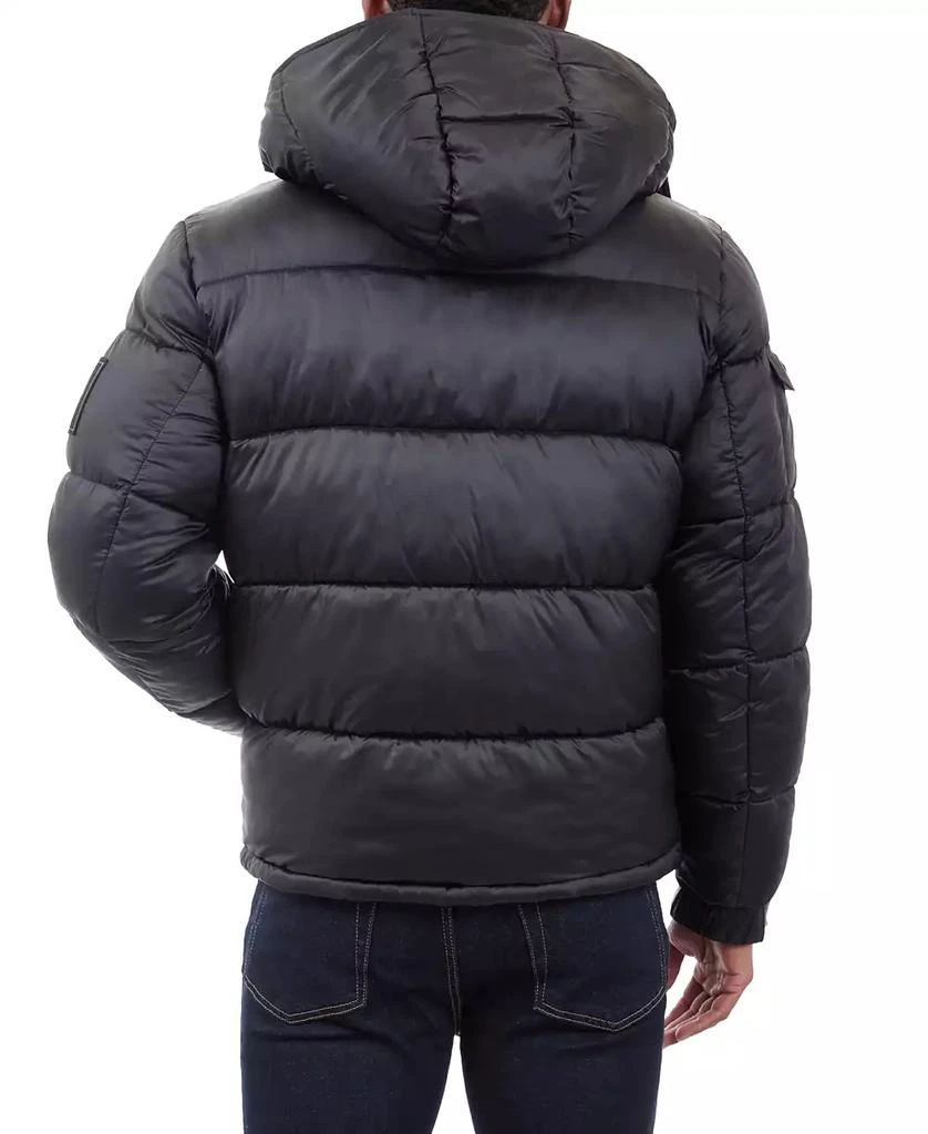 Michael Kors Men's Heavyweight Metallic Finish Hooded Puffer Jacket 2