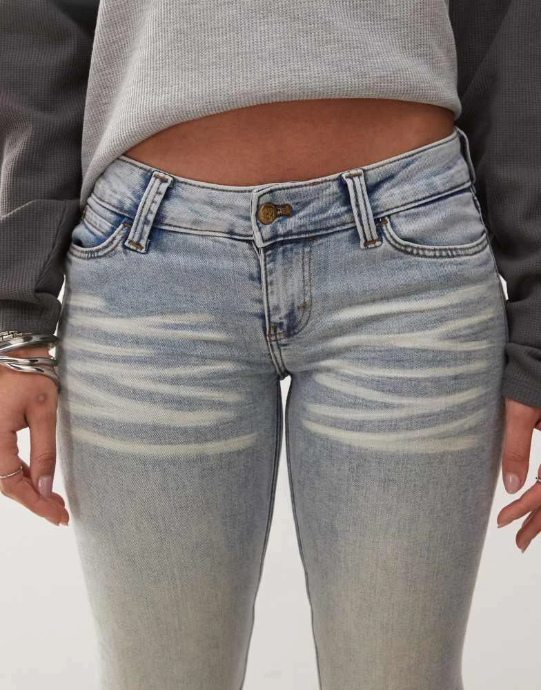 Cheap Monday Cheap Monday Booty Bei stretch low rise bootcut jeans in US light blue wash 5