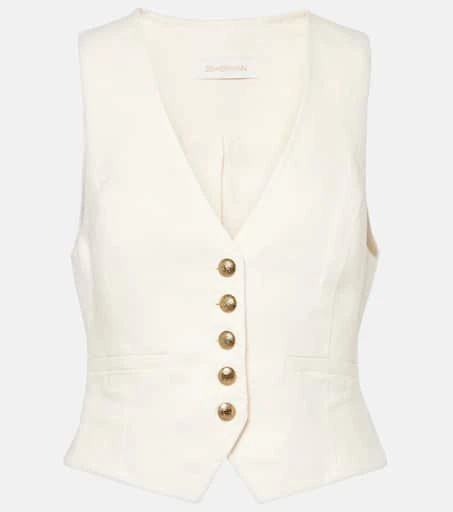 Zimmermann Crush linen vest 1