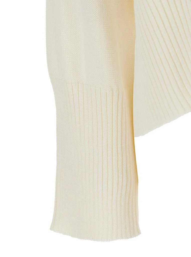 MAURO GRIFONI Mauro Grifoni Crewneck Sweater with Ribbed Details 3