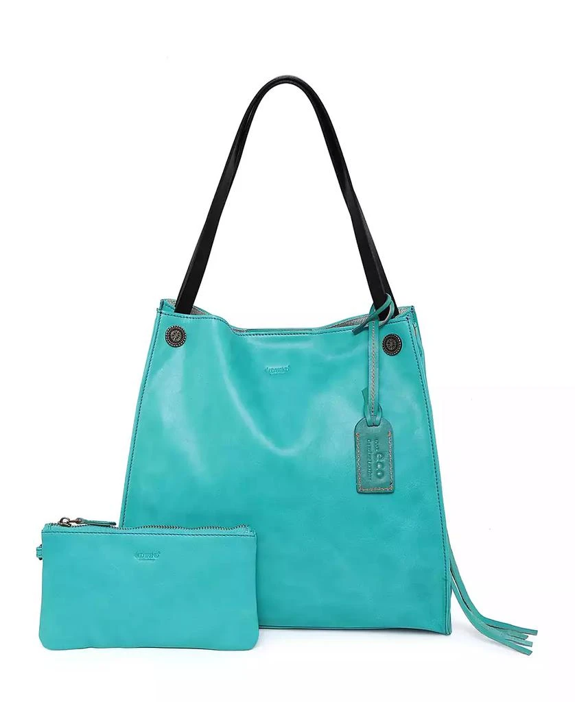 OLD TREND Women's Genuine Leather Daisy Tote Bag 6