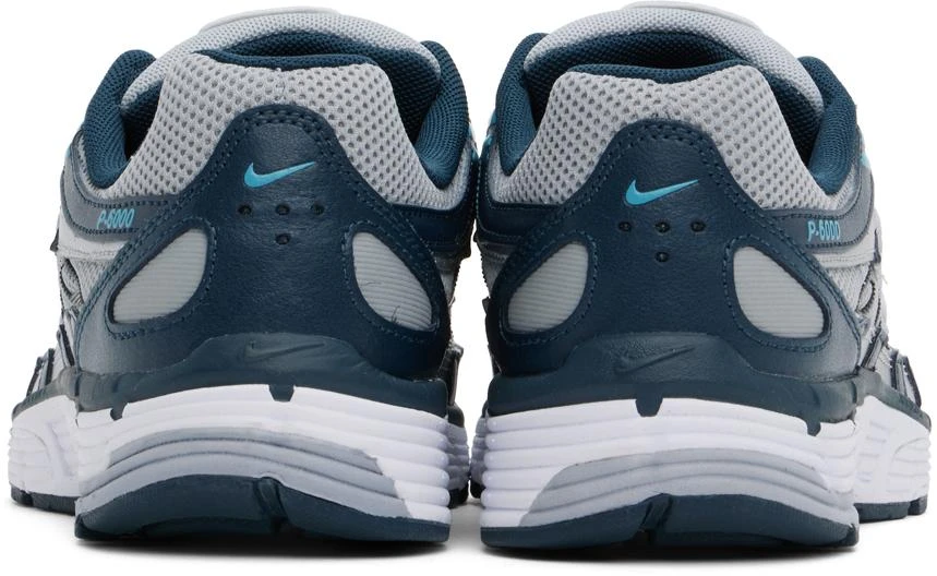 NIKE Blue & Gray P-6000 Sneakers 2
