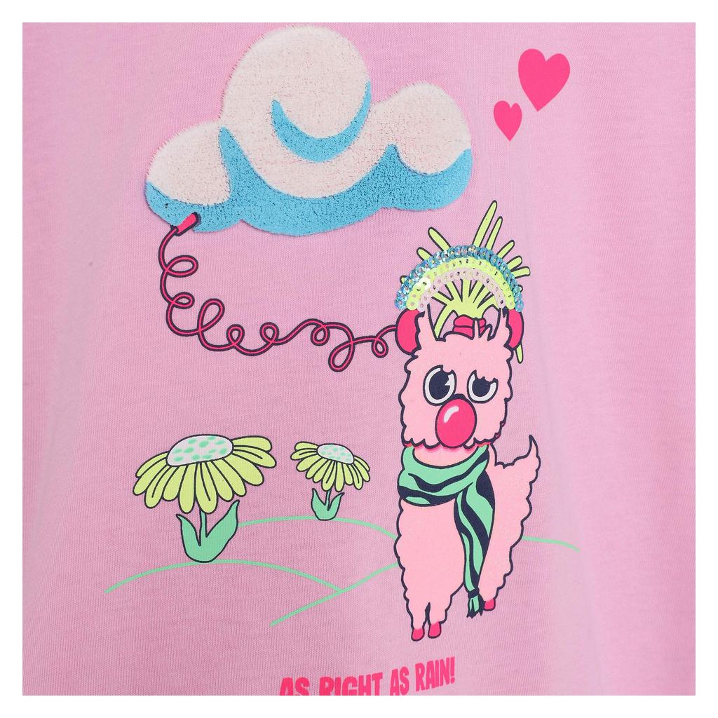 Billieblush Pink Llama Graphic T-Shirt