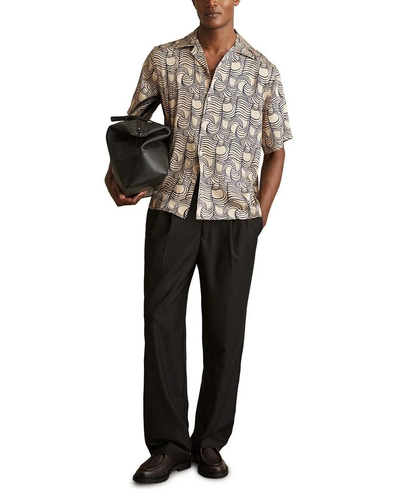 REISS Printed Camp Shirt 2