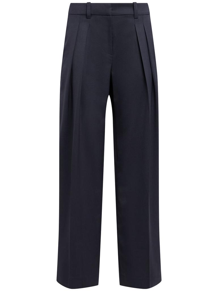 The Frankie Shop Daytona Pleated Wool Blend Pants