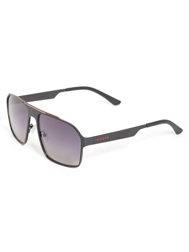 Guess Factory Flat Aviator Metal Sunglasses 5