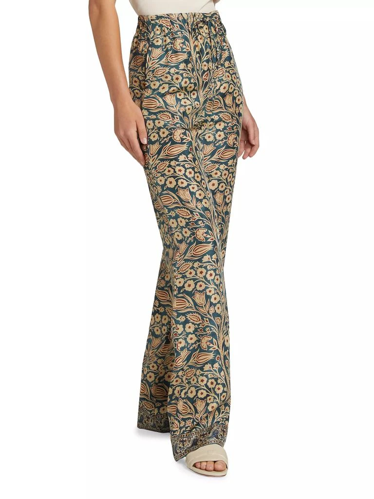 Loro Piana Helios Silk Tree Of Life Trousers 3