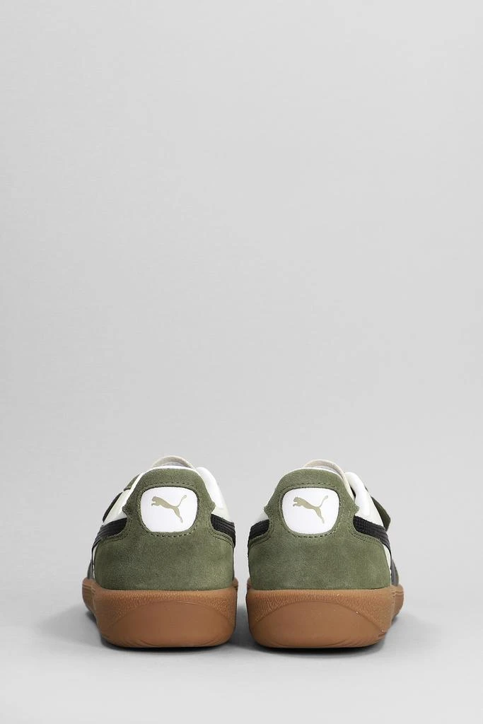 Puma Palermo Og Sneakers In Green Suede And Fabric 2