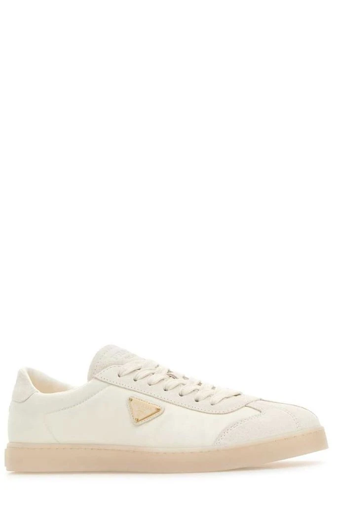 Prada Prada Logo Plaque Lace-Up Sneakers 2