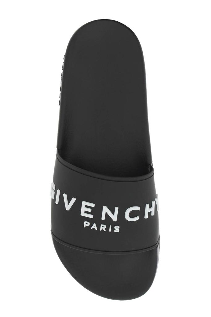 GIVENCHY logo rubber slides