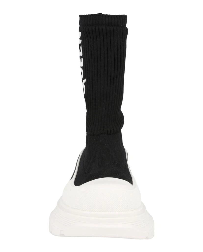 Alexander McQueen Ribbed Tread Slick Boots 4