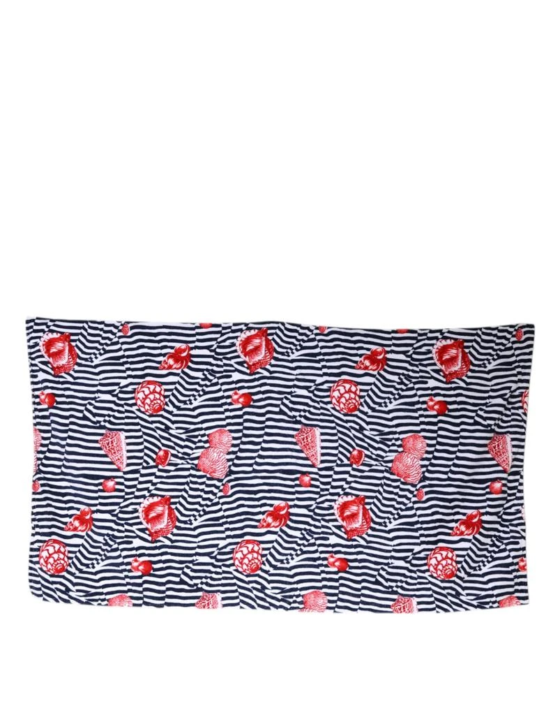 Dolce 
Gabbana Stripes Seashells Beach Women
s Towel 2