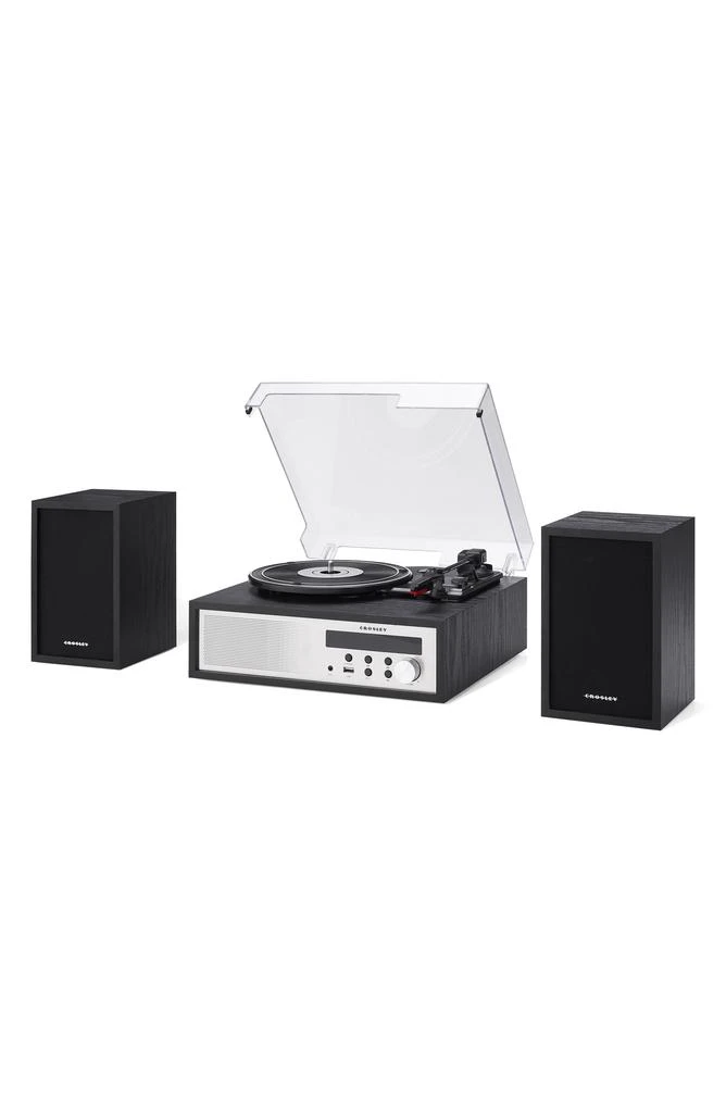 Crosley Sloane Record Player with Speakers 4