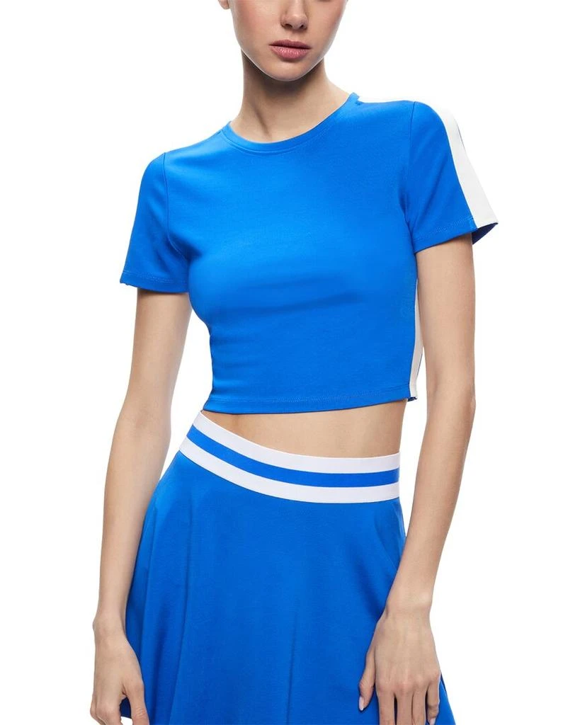 alice + olivia alice + olivia Cindy Classic Cropped T-Shirt 1