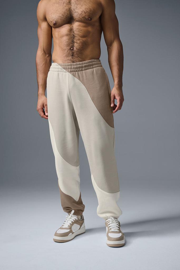 Alo Make Waves Sweatpant - Ivory/Bone/Gravel