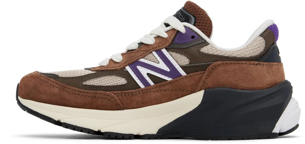 New Balance Brown & Beige Made in USA 990v6 Sneakers 3
