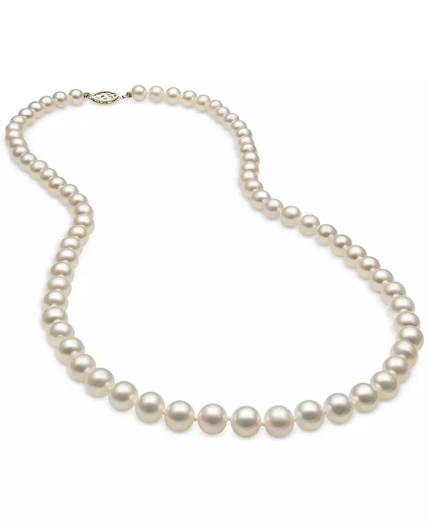 Belle de Mer Cultured Freshwater Pearl (6mm) Strand in 14k Gold, 20" 1