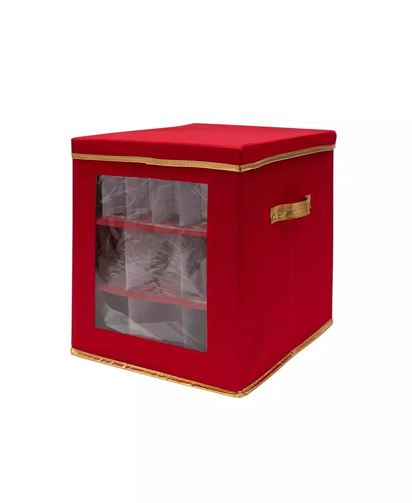 Simplify 27 Count Large Ornament Storage Box With See Through Window 1