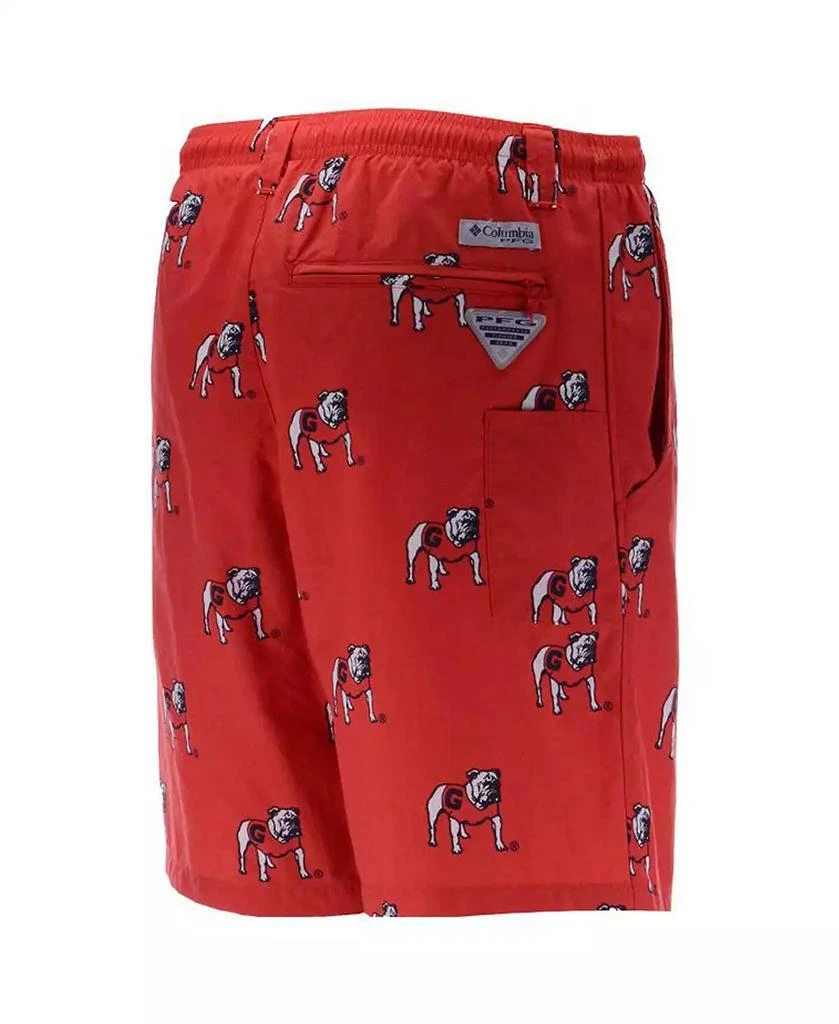 Columbia Men's Red Georgia Bulldogs Big and Tall Backcast Shorts 2