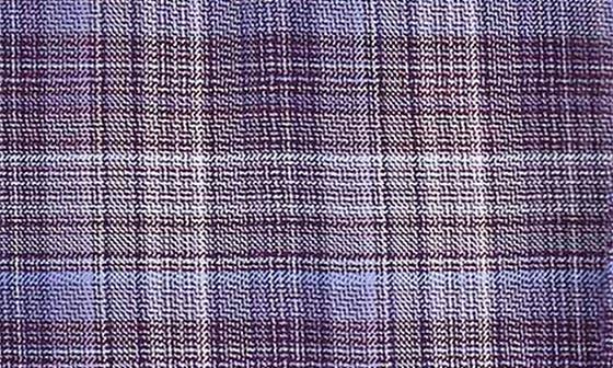 David Donahue Plaid Cotton Blend Sport Shirt