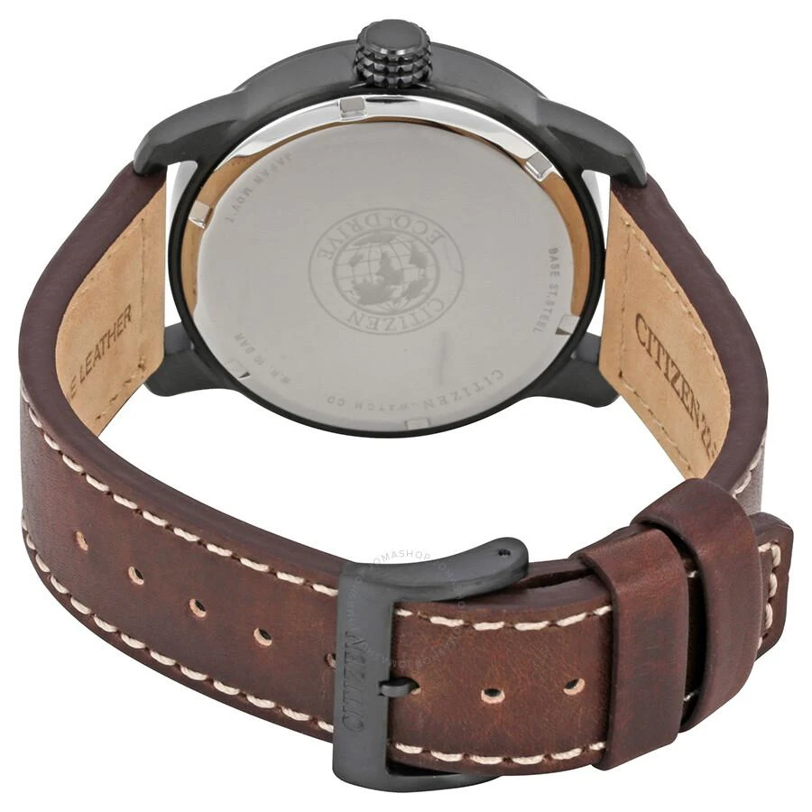 Citizen Chandler Eco-Drive Dark Blue Dial Brown Leather  Men's Watch BM8478-01L 3