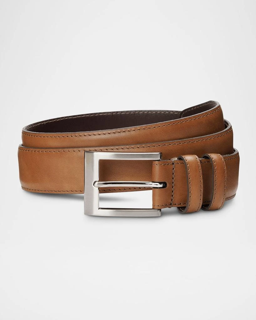 Allen Edmonds Men's Wide Basic Leather Dress Belt 1