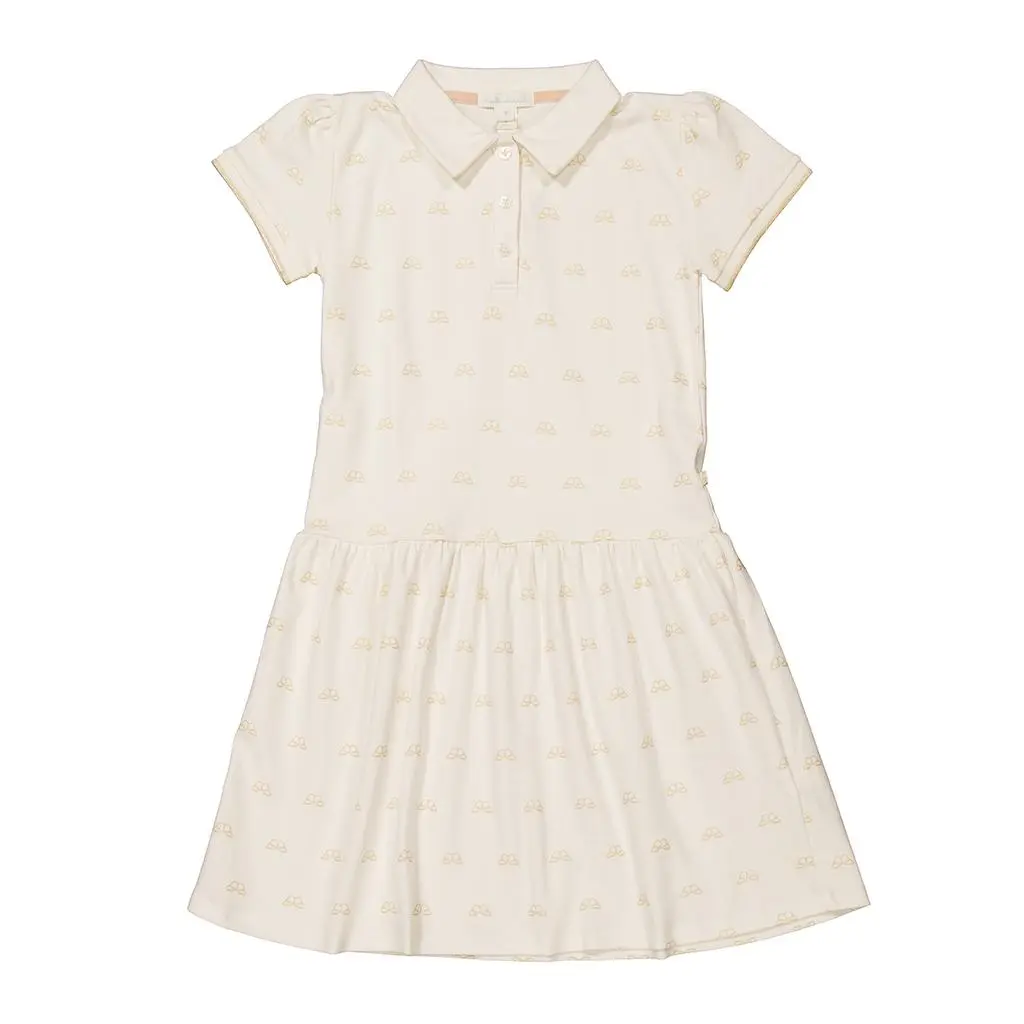 Marie Chantal Marie Chantal Kids Angel Wing Printed Polo Dress, Size 6Y