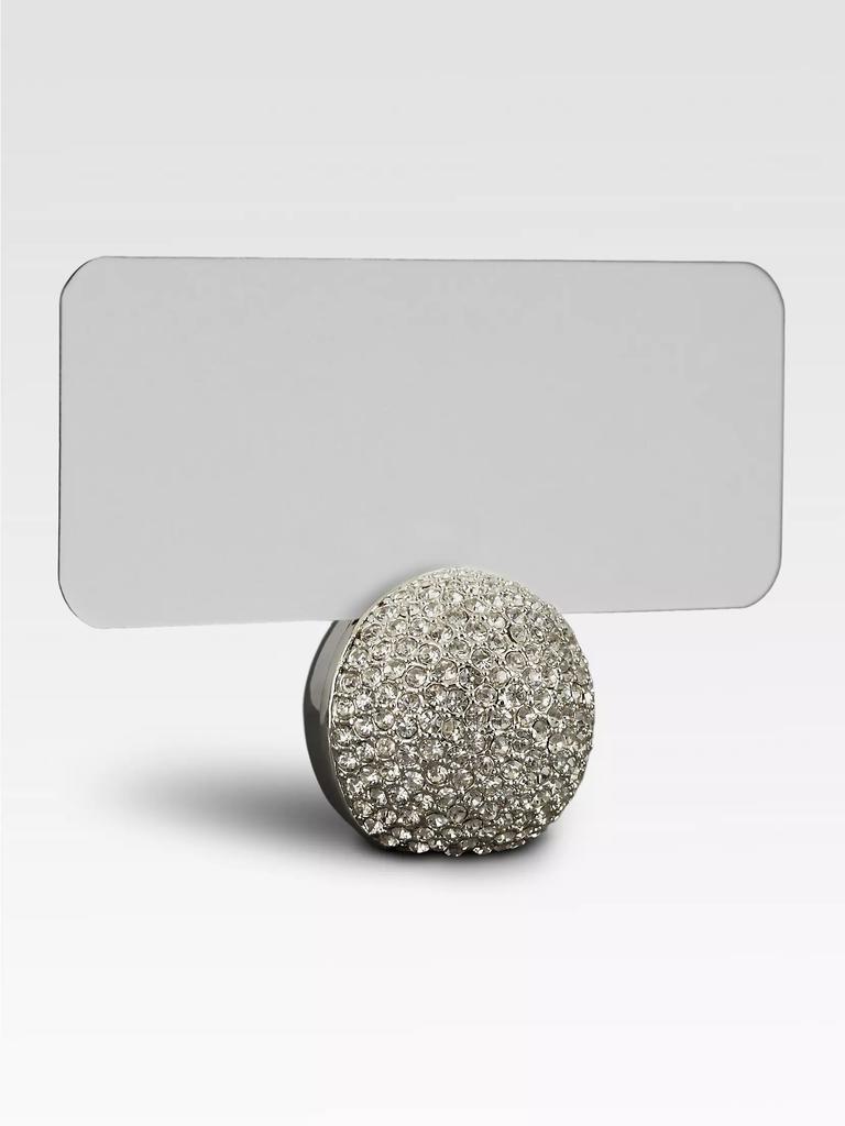 L'Objet Pavé Crystal-Coated Place Card Holder