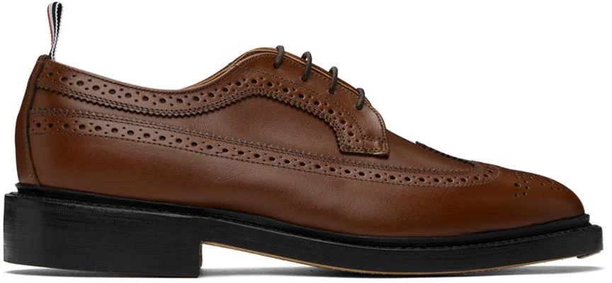 Thom Browne Brown Longwing Brogue Oxfords 1