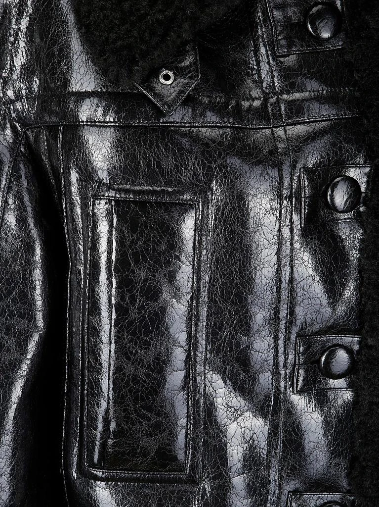 STAND STUDIO Stand Studio Aby Shearling Trim Jacket 3