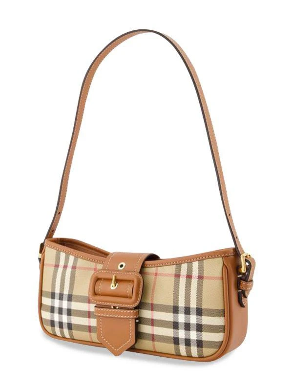 Burberry Briar Coated Canvas Shoulder Bag 1