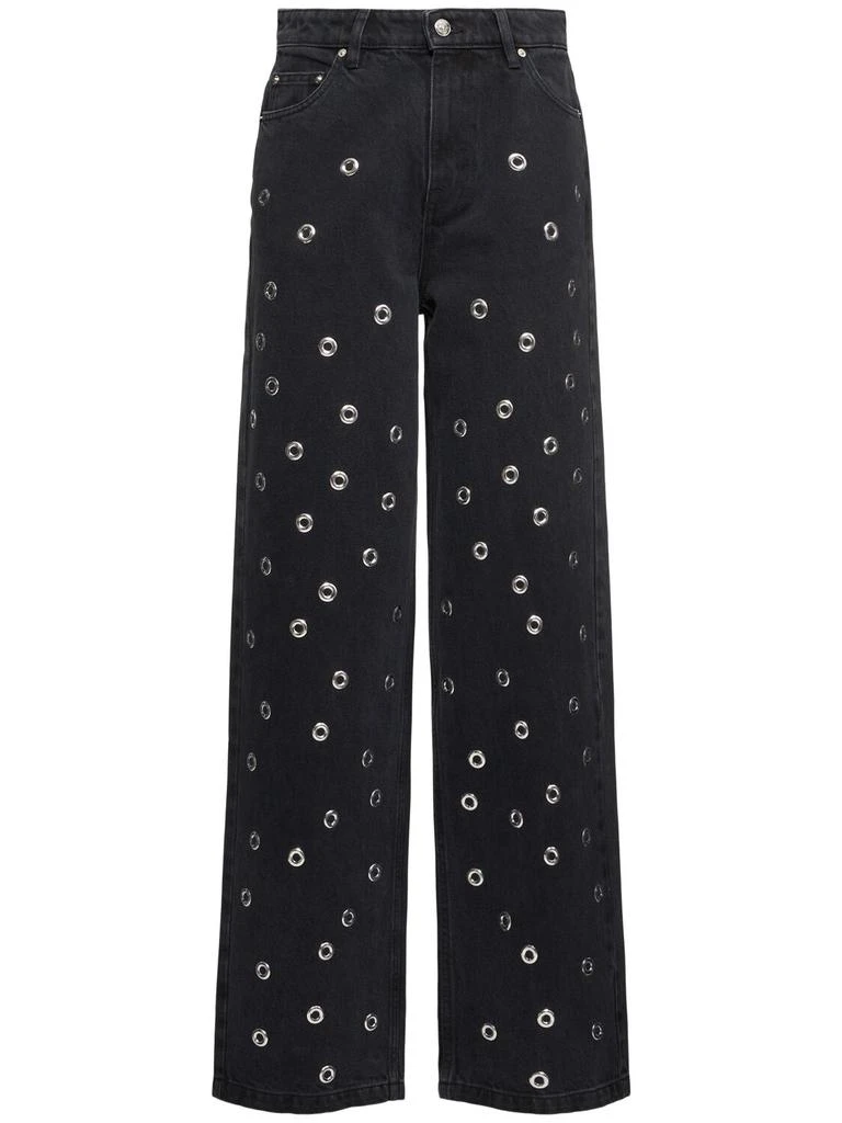 ROTATE Birger Christensen High Rise Straight Jeans 1