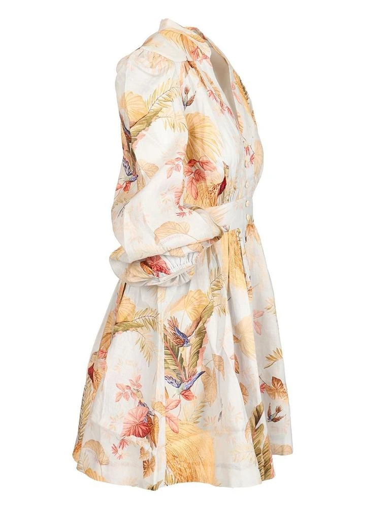 Zimmermann Zimmermann Floral Printed V-Neck Mini Dress 3