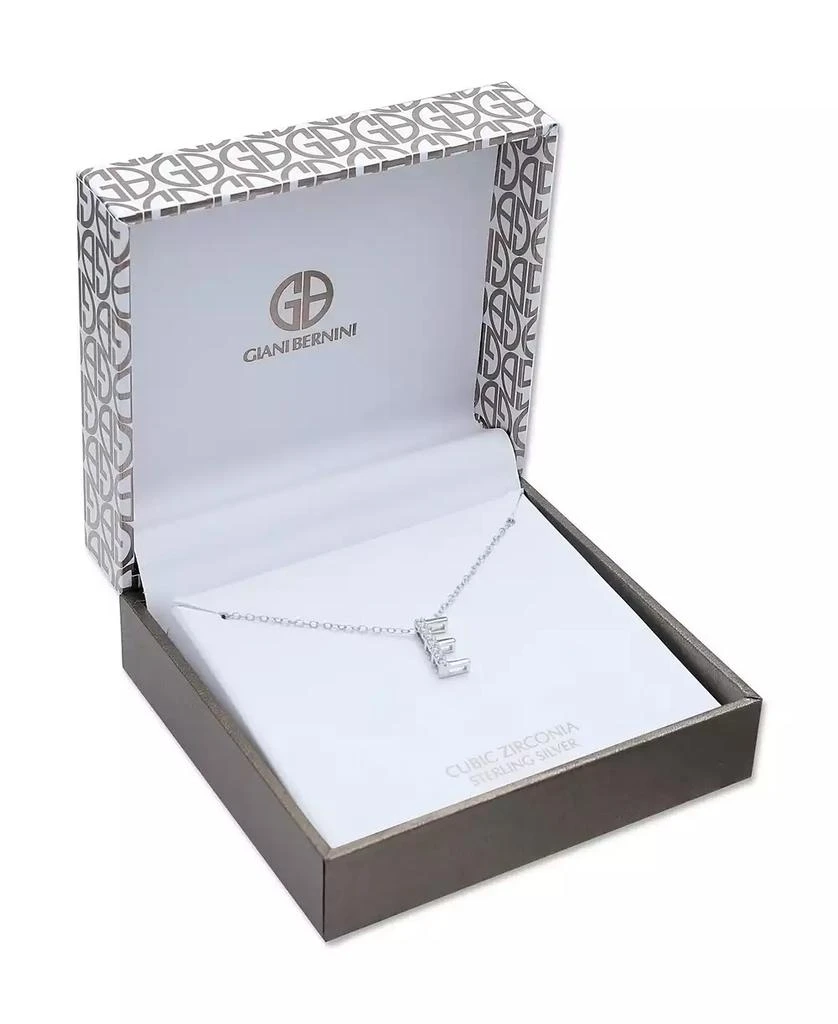 Giani Bernini Cubic Zirconia Initial Pendant Necklace in Sterling Silver 2