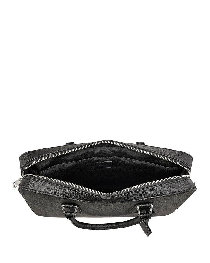 Sandro Downtown Large Saffiano Leather Briefcase 4