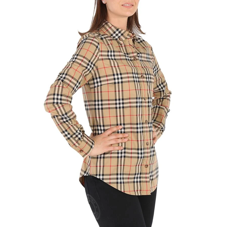 Burberry Burberry Ladies Vintage Check Stretch Cotton Button-down Collar Shirt, Brand Size 4 (US Size 2) 2